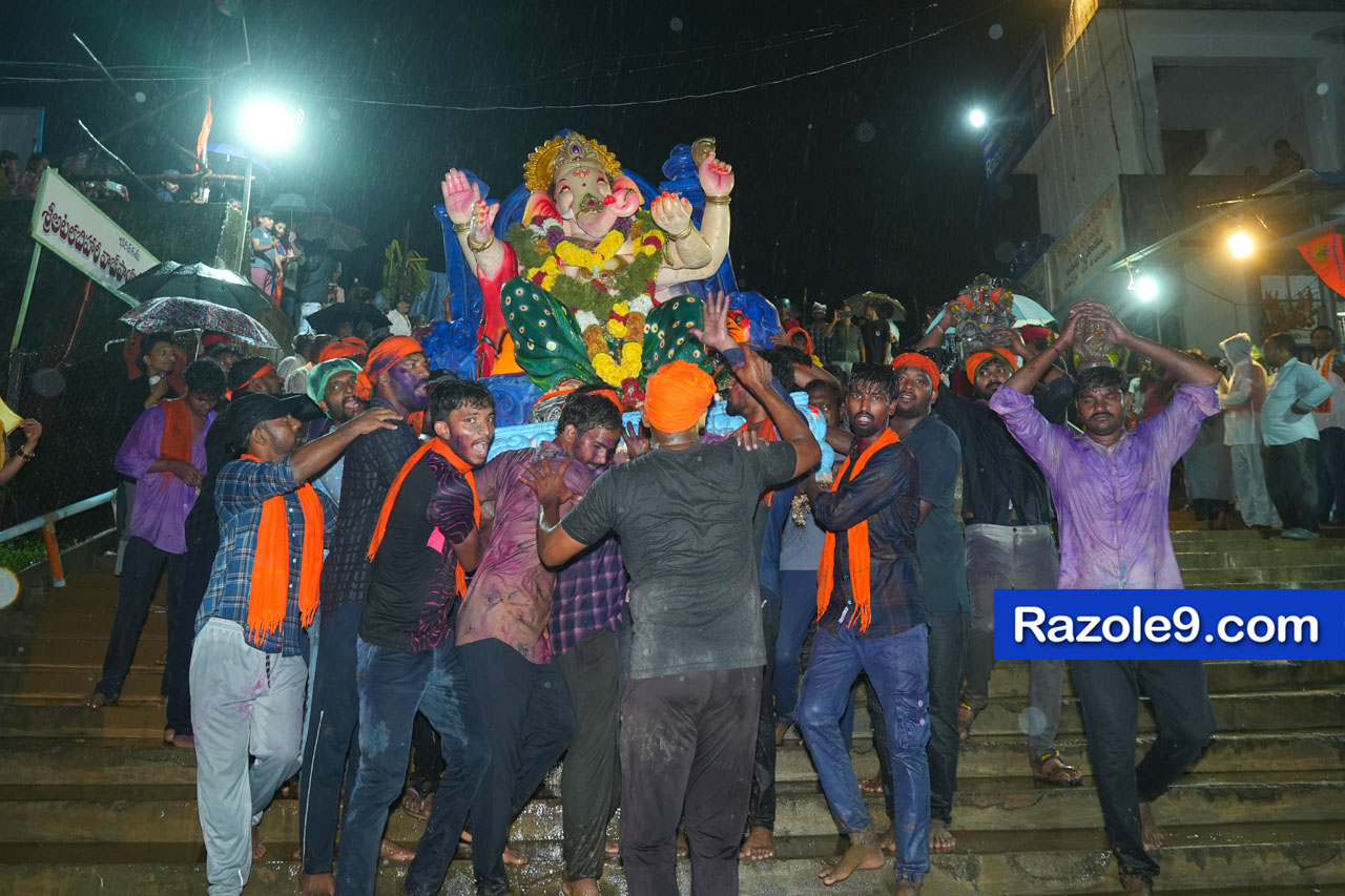 Razole Taluka Ganesh Nimajjanam
